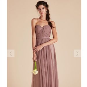 Birdy grey sandy mauve bridesmaid dress